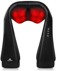 MagicMakers Electric Shiatsu Neck Massager with Heat, front view for neck relief and comfort.