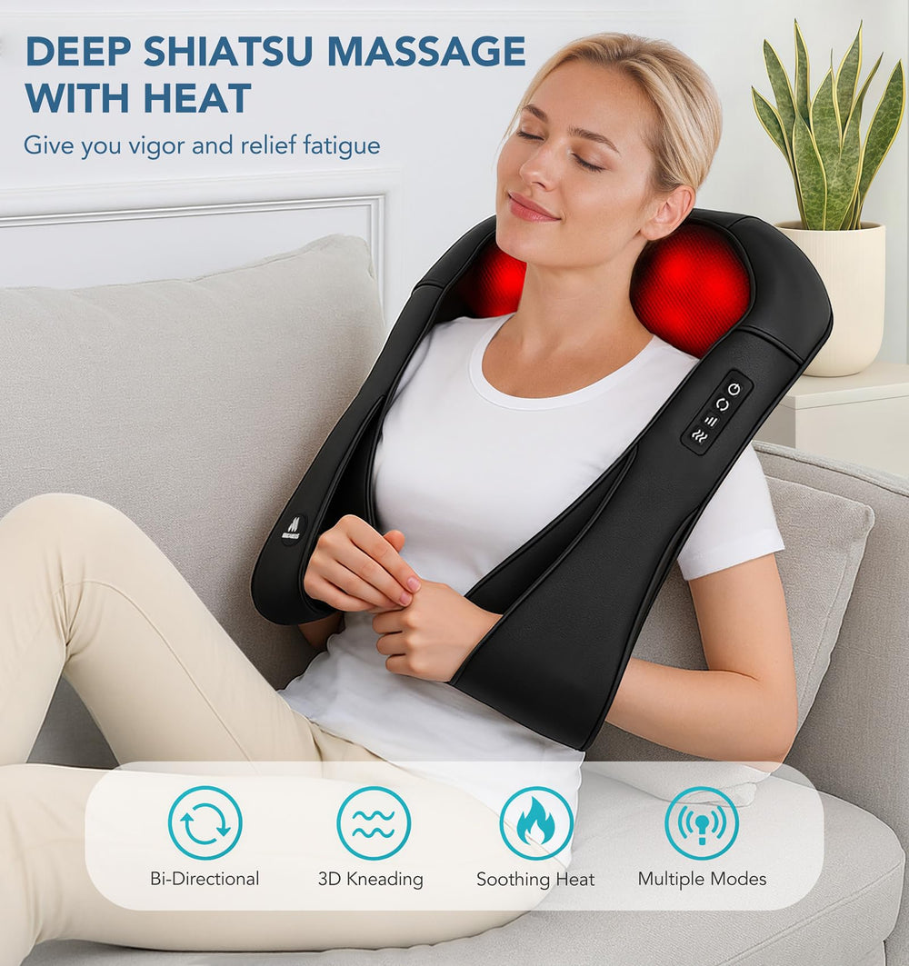 MagicMakers ergonomic U-shape design wraps around neck and shoulders