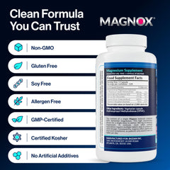 MAGNOX Buster one-capsule-dosage; simple daily regimen.