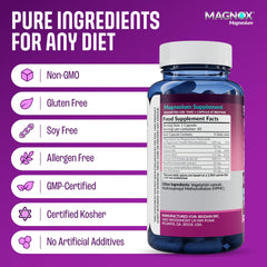 MAGNOX Lady magnesium and herbs support mood balance during perimenopause.