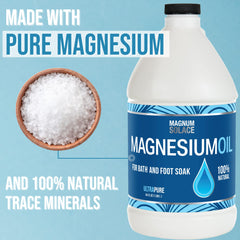 Magnum Solace magnesium bath flakes refill for soaking