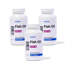 MAJOR Omega-3 Fish Oil bottle front for daily wellness support