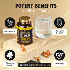 Maju Black Seed Oil Capsules packaging display for easy daily use