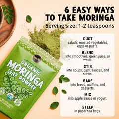 MAJU Moringa Powder as a vegetarian ingredient for sustainability and versatility