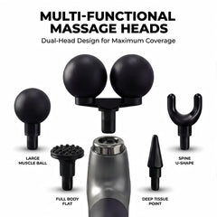 Makecatch five-head attachments cover neck to legs with versatility