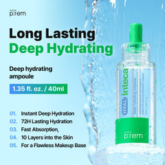 MAKE P:REM Hyal Inteca pipette dispensing quickly for immediate hydration boost