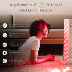 Makiuri Venus 120-LED panel goggles included for eye protection during sessions