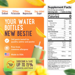 Natural sea salt and minerals from Mama Natural electrolytes close-up.