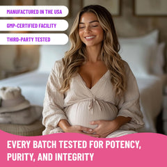 Mama's Select Prenatal gluten-free allergen-free seal strengthens suitability for sensitive diets.