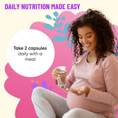 Mama's Select Prenatal ingredients label features methylated folate and B vitamins.