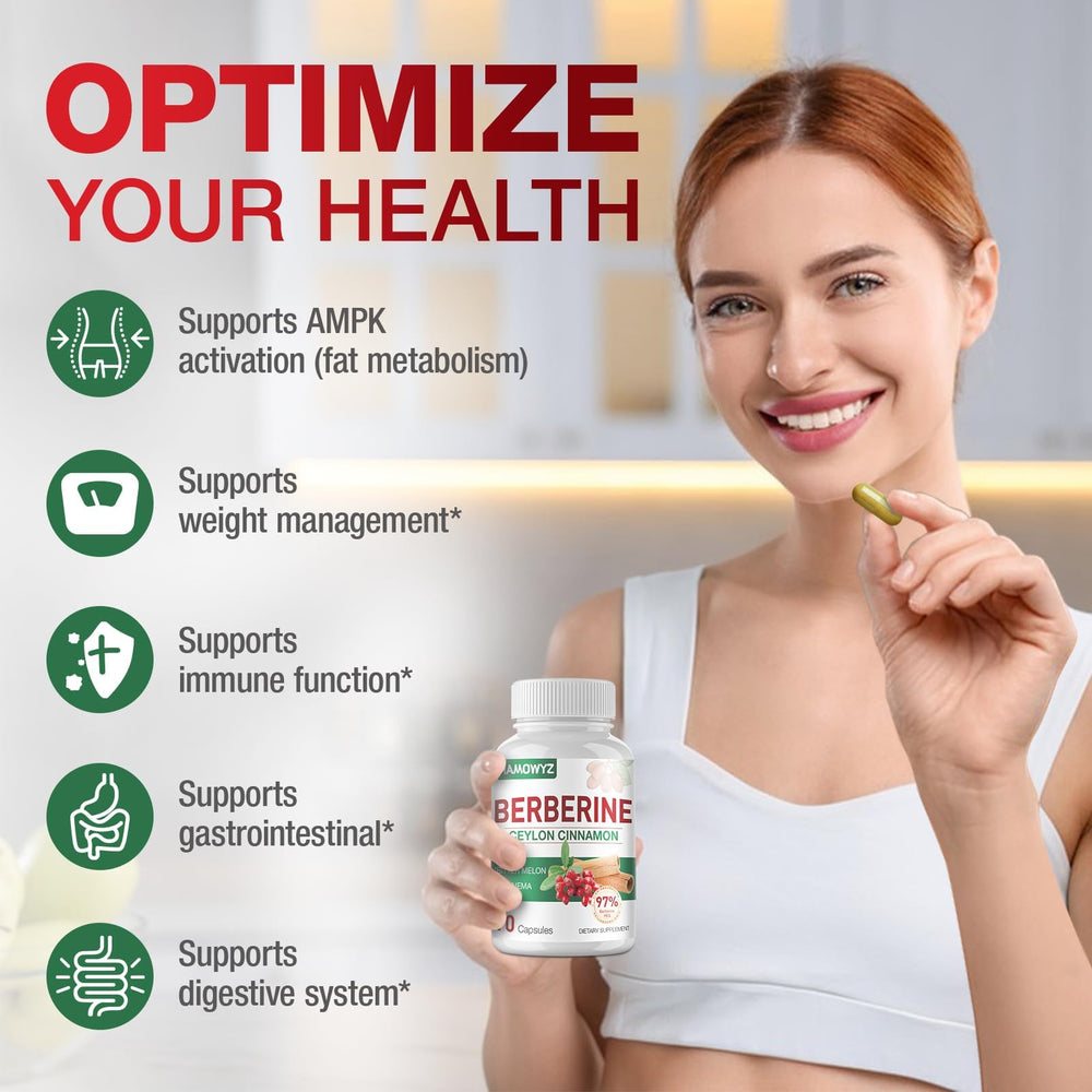 MAMOWYZ Bitter Melon Gymnema ingredients label highlighting natural blend for wellness.