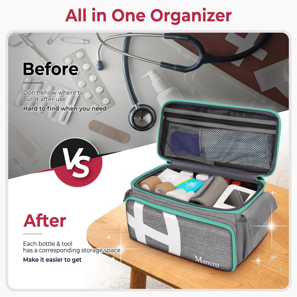 Side pockets provide quick access to commonly used tools.