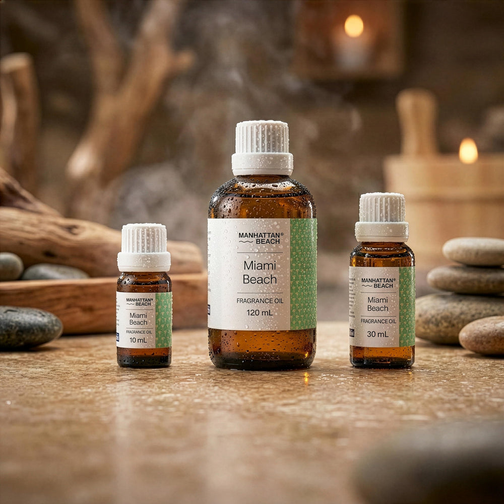 Manhattan Beach vanilla-musk base adds lasting sophistication.