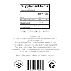 Manifest Wellness elderberries closeup highlighting organic ingredients and spice blend.
