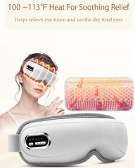 MANLAISHI Eye Massager Bluetooth Music enables ambient listening during a relaxing session.