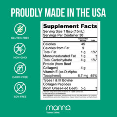 Manna liposomal collagen liquid dropper close-up for easy dosing and high absorption