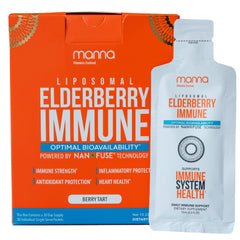 Manna Vitamins Evolved liposomal elderberry packets for daily immune support