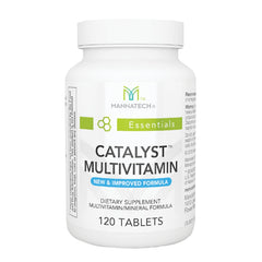 Mannatech Catalyst bottle-front shows full daily multivitamin support for everyday wellness.