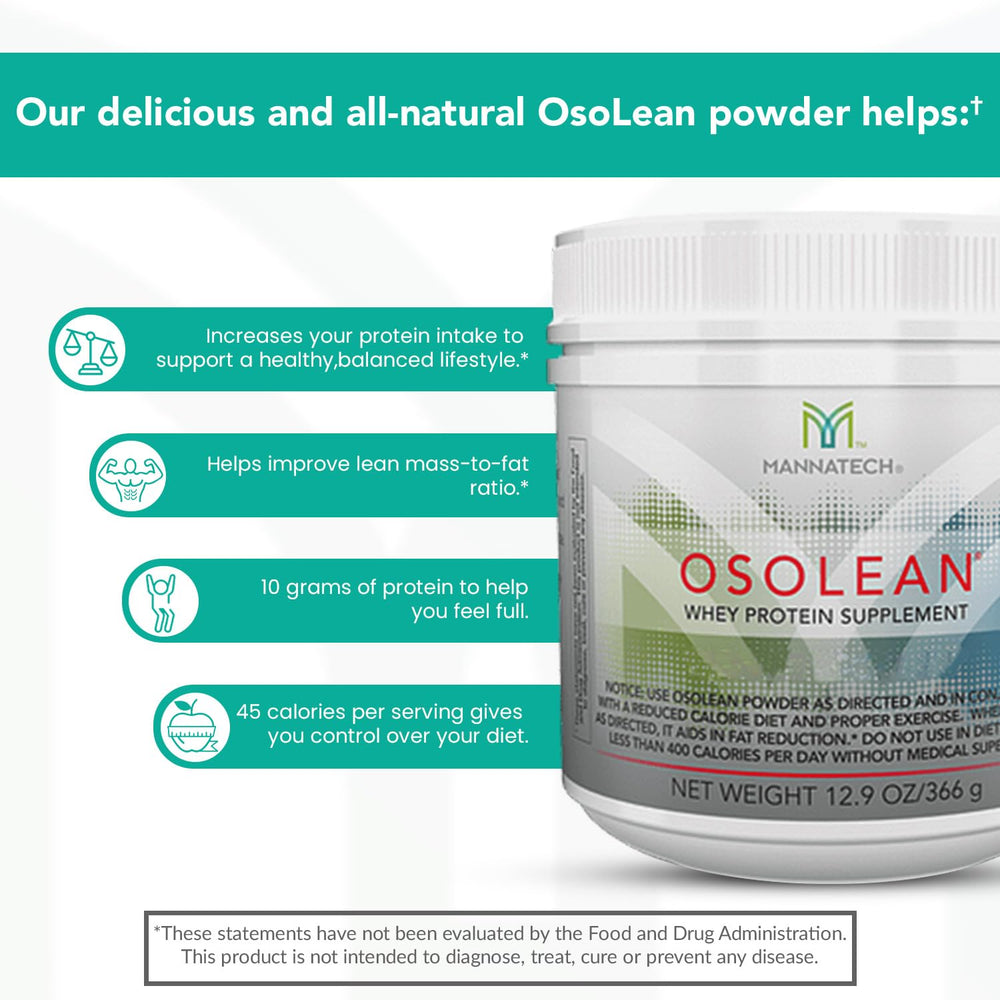 Glass filled with OsoLean shake, ready for a nutritious refresh.