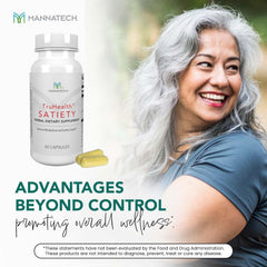 Mannatech TruHealth Satiety gut balance focus supports digestion and energy.