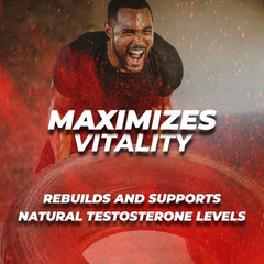 MANTFUP Vitality Enhancer man exercising, representing an active lifestyle.