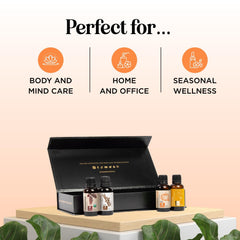 Maple Holistics Fall oil vial close-up highlights purity and quality