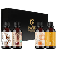Maple Holistics Pumpkin Spice bottle for cozy diffuser moments