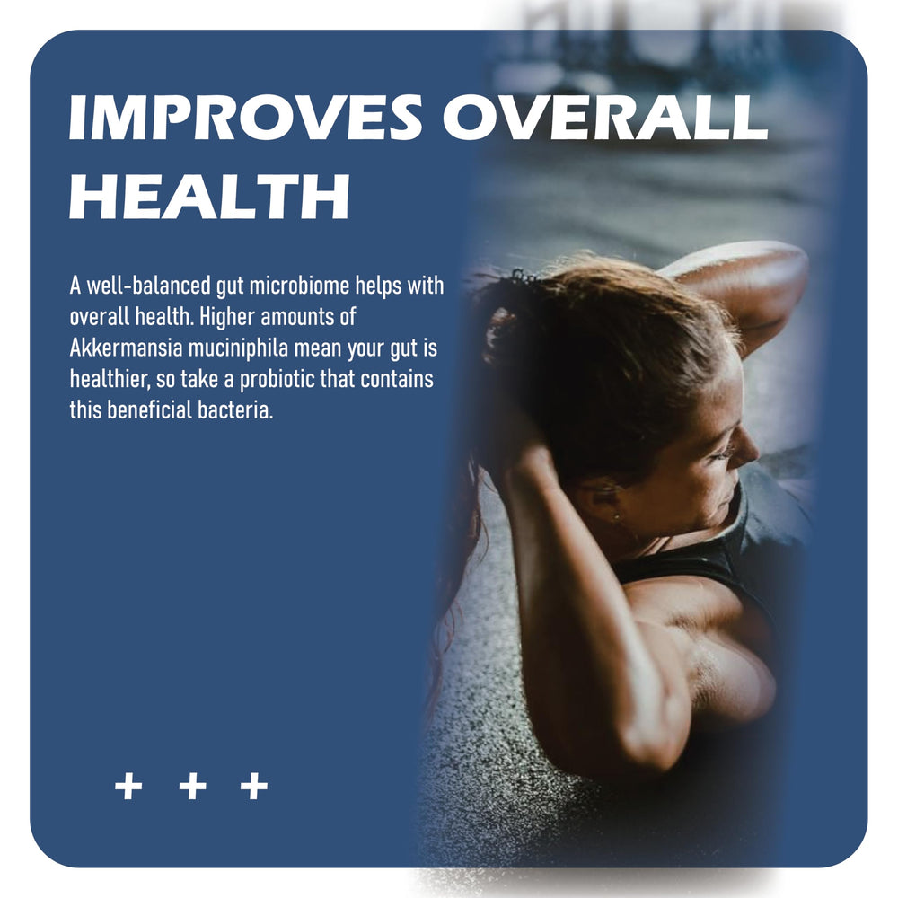 MAPUG Akkermansia probiotic label detail featuring third-party testing.