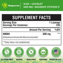Mapurwn NMNH lozenge-closeup highlighting daily intake form