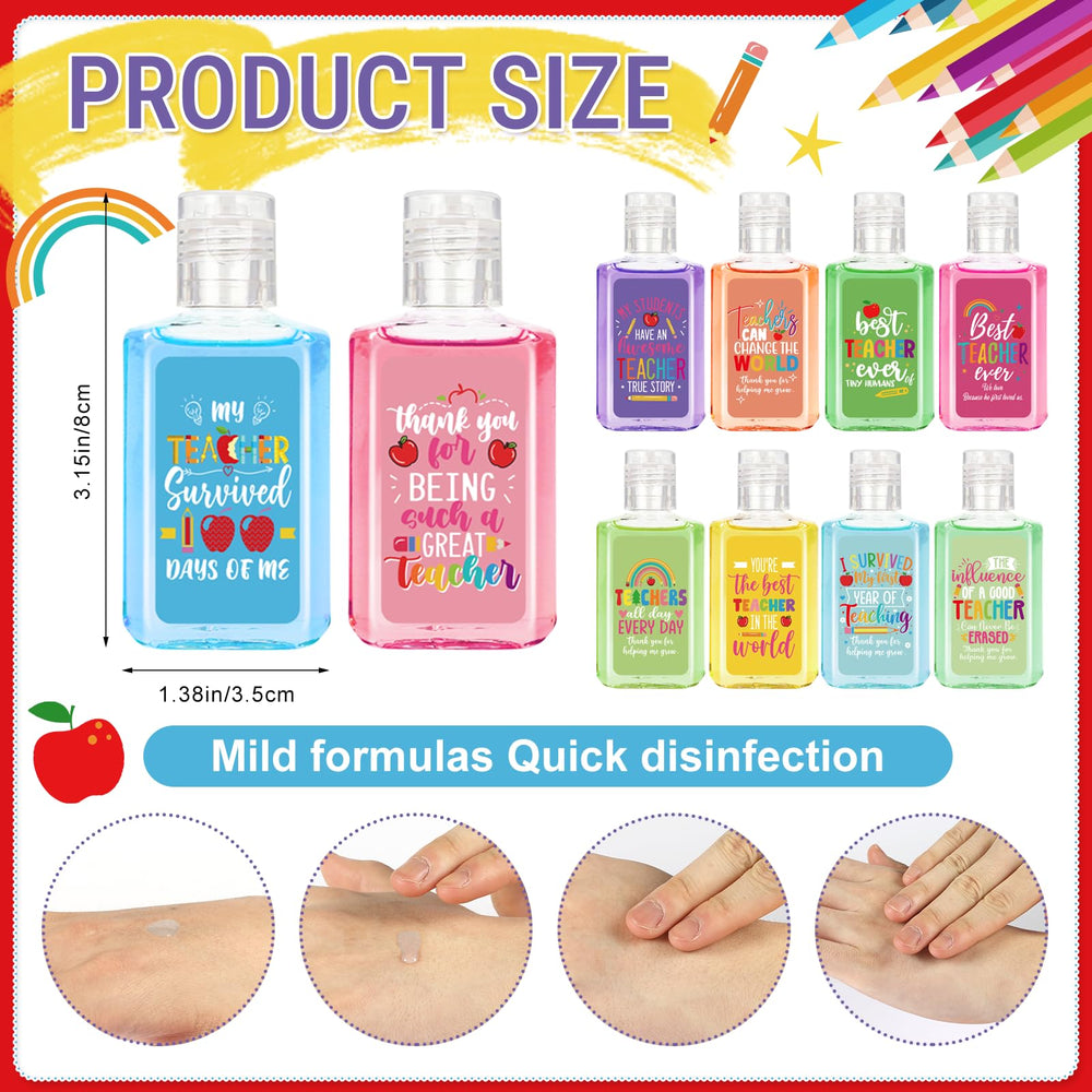 Marhpveua colorful-pattern hand sanitizer bottle, cheerful and portable for students and staff.