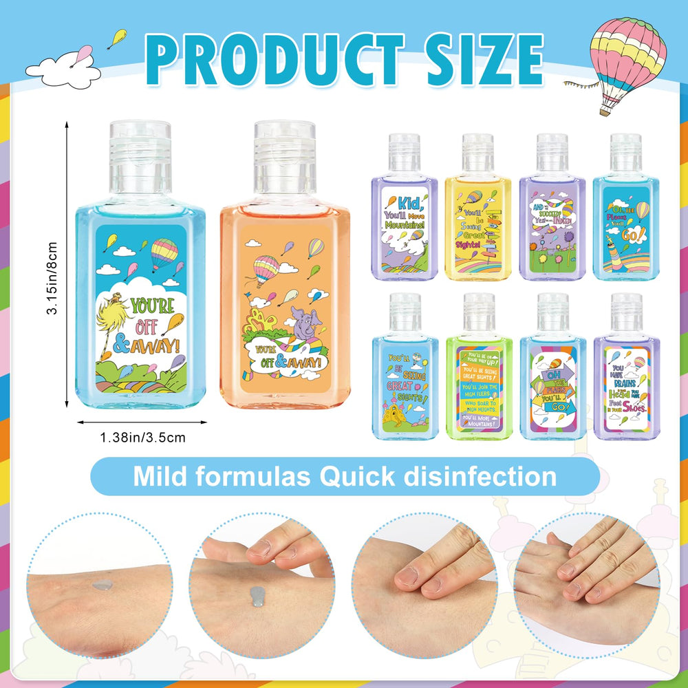 Marhpveua Oh The Places You'll Go castle design mini hand sanitizer for goal planning