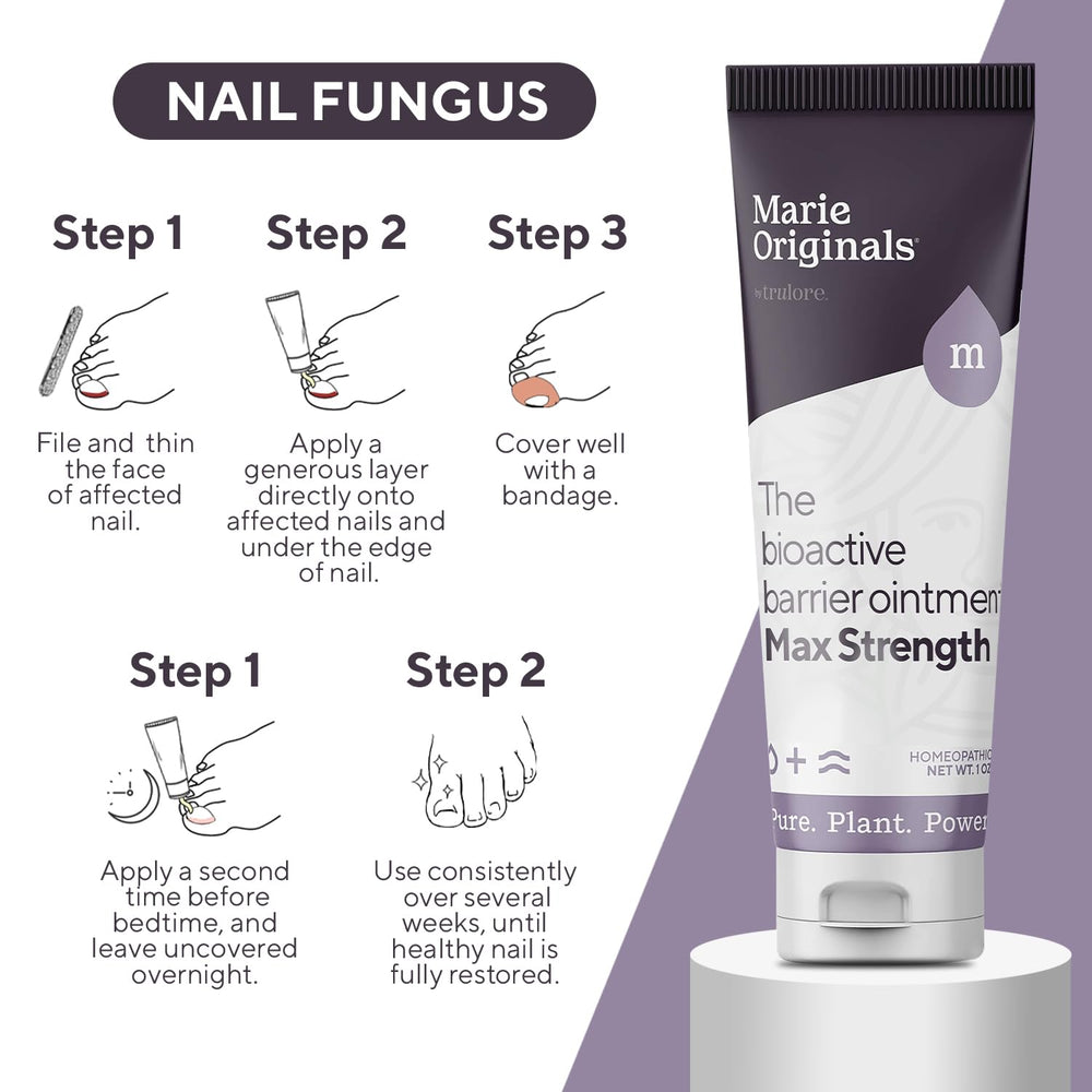 Marie Originals Bioactive Barrier Ointment travel-friendly packaging enables convenient care anywhere.