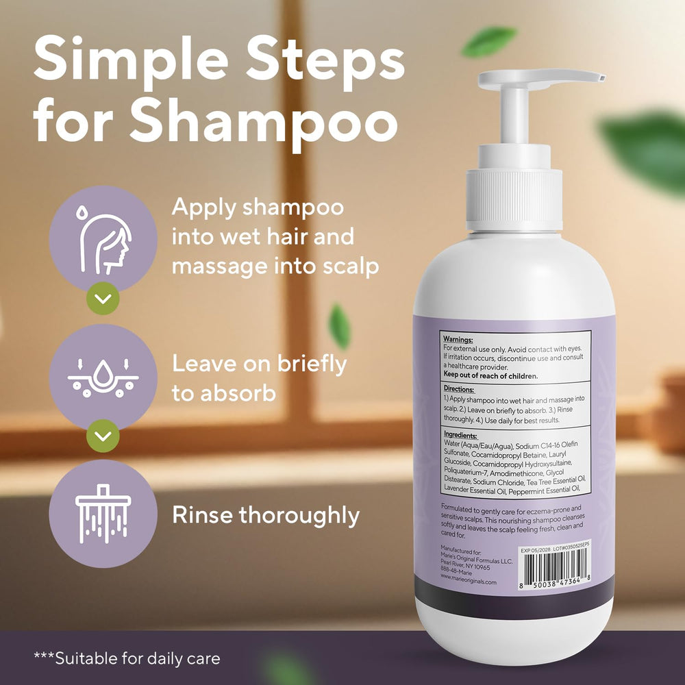 Fragrance-free formula details on Marie Originals product label.