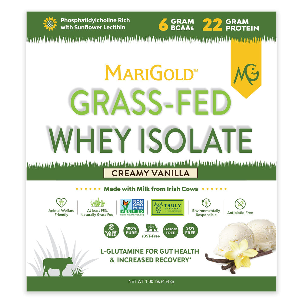 MariGold cold-processed micro-filtered whey preserves undenatured quality.