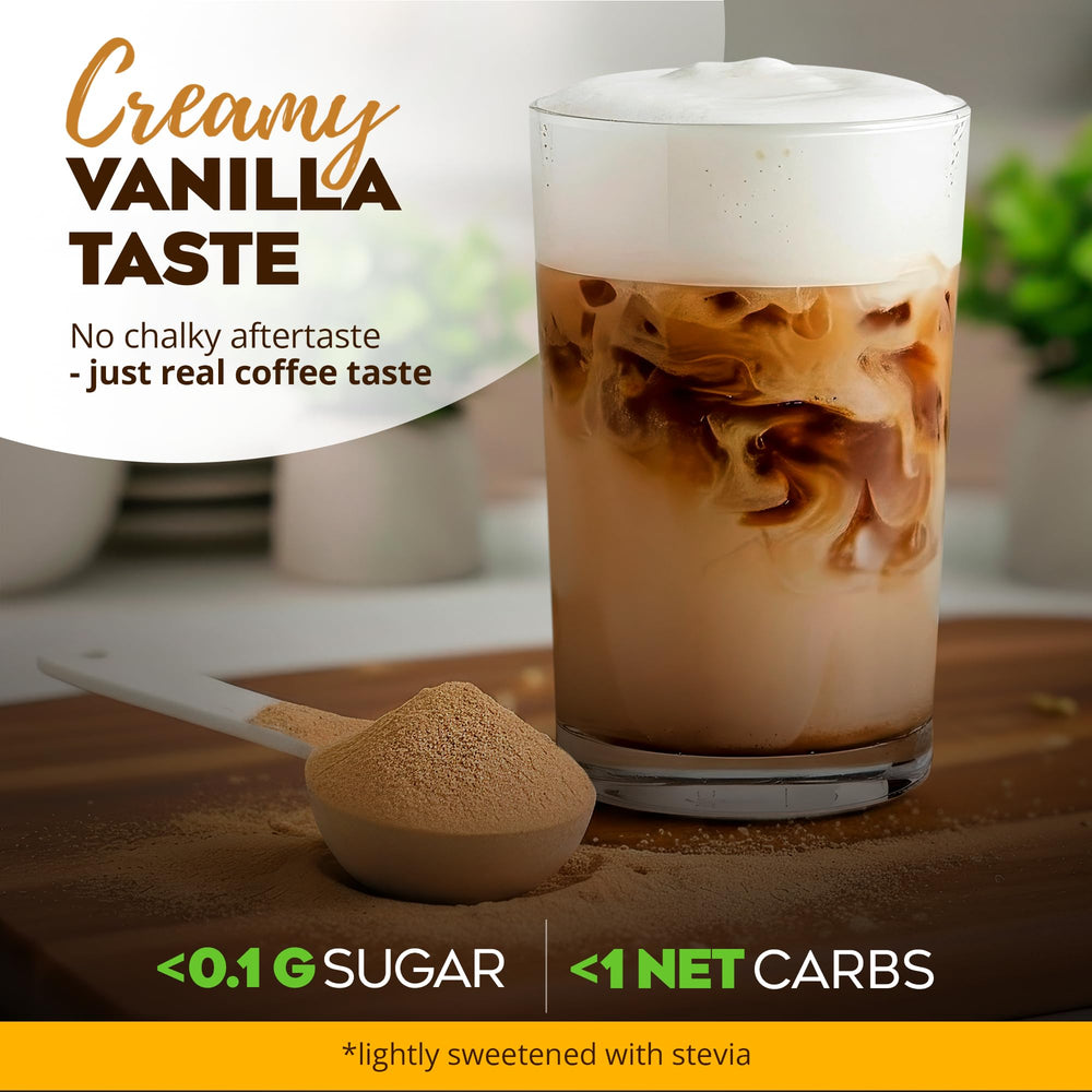 MariGold high protein collagen coffee bag emphasizing protein-rich daily option
