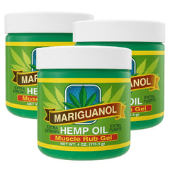 MARIGUANOL muscle rub gel with hemp oil – cooling, fast-absorbing post-workout relief