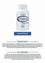 Marine Essentials Procerin for men addressing androgenic hair thinning.