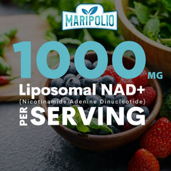 Energy-focused visuals with Maripolio NAD+ for daily vitality