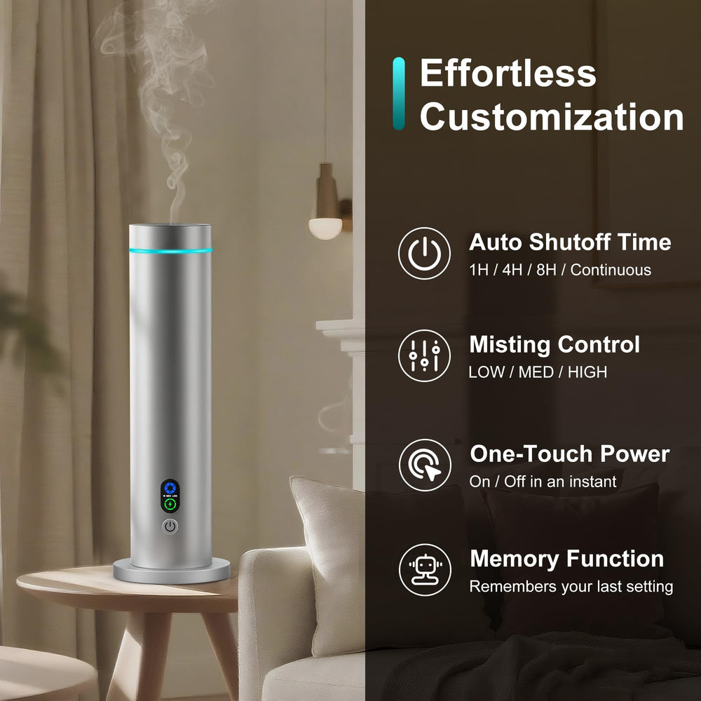 Maromalife Waterless Diffuser tilt sensor stops operation if tipped.
