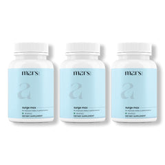 Mars by GHC Natural Surge Max bottle front highlighting premium vitality blend
