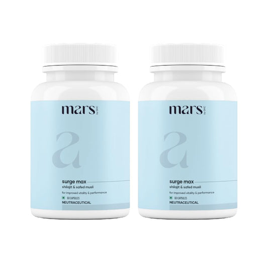 Mars by GHC Natural Surge Max capsules bottle for daily energy support