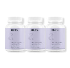 Mars by GHC nitric oxide capsules pack — convenient three-pack for daily energy and circulation support.