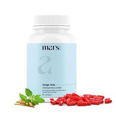 Mars by GHC Surgemax bottle front view for daily energy support