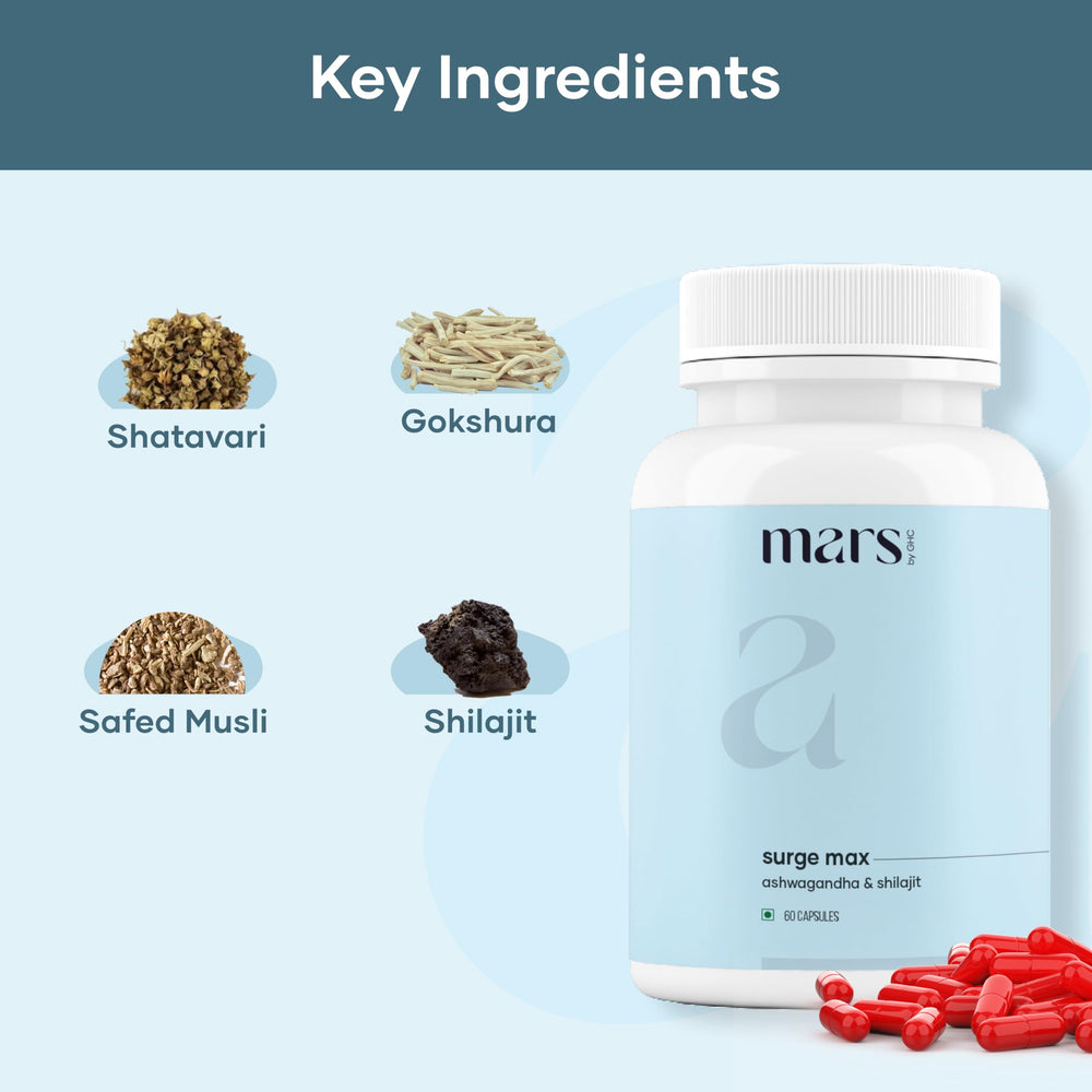 Mars by GHC Surgemax immunity-supporting herbal blend in capsules for active lifestyles