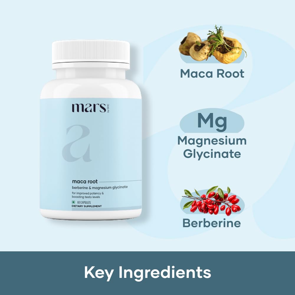 Mars GHC Ginseng energy capsules bottle promotes natural vitality