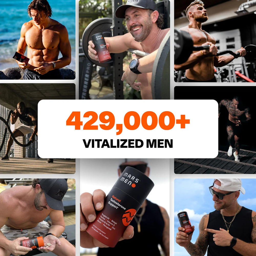 Mars Men Booster Morning routine image suggests daily energy potential