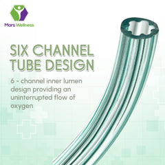 Mars Wellness latex-free tubing resists cracking for daily use and longevity.