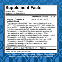 MaryRuth's 3-in-1 probiotics capsule closeup for easy daily use