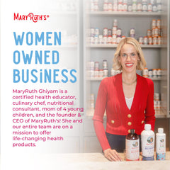 MaryRuth's dropper bottle for mess-free daily use