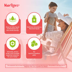 MaryRuth's Essentials+ ingredient-label close-up signaling vegan, clean ingredients.